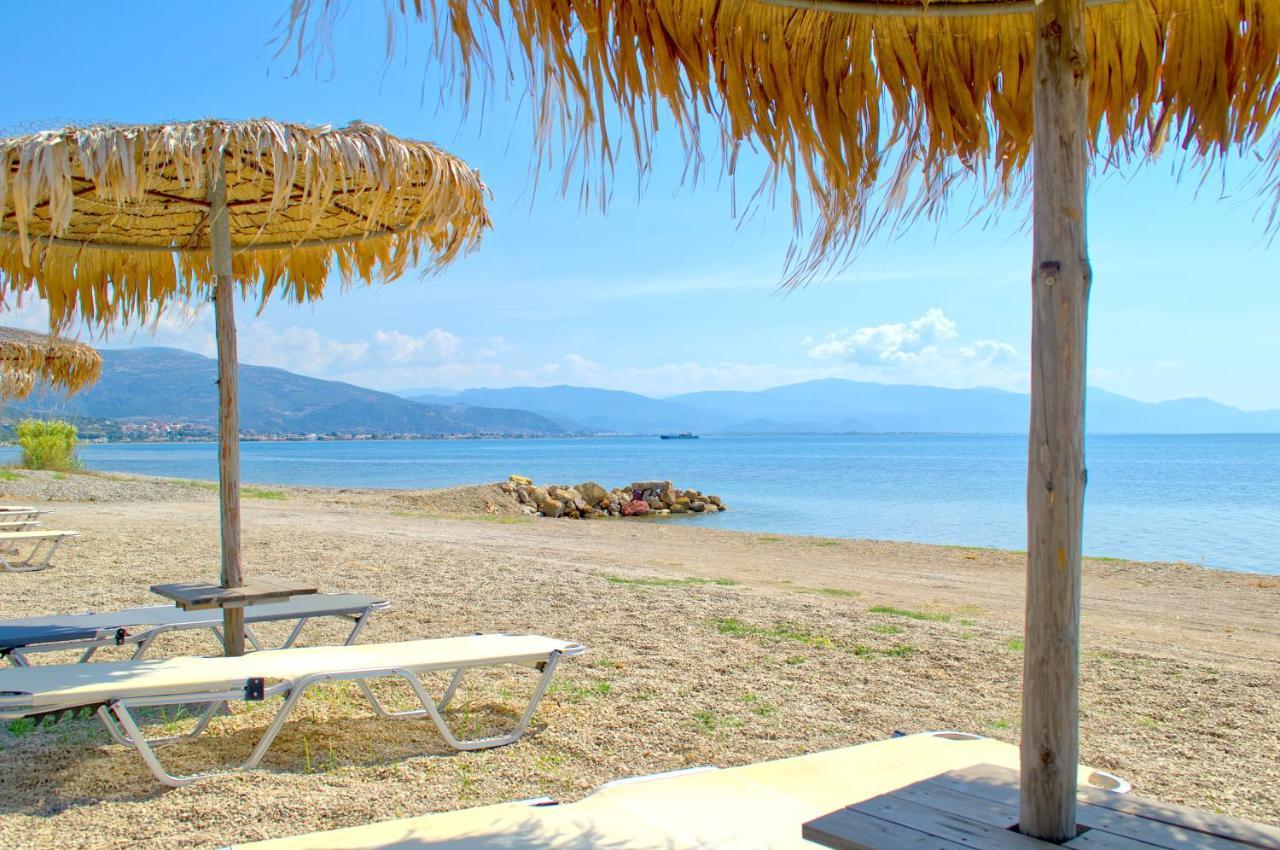 Epipleon Luxury Suites -105- Δωμάτιο 35Τμ Με Βεράντα 35Τμ Μπροστά Στη Θάλασσα Nafpaktos Luaran gambar